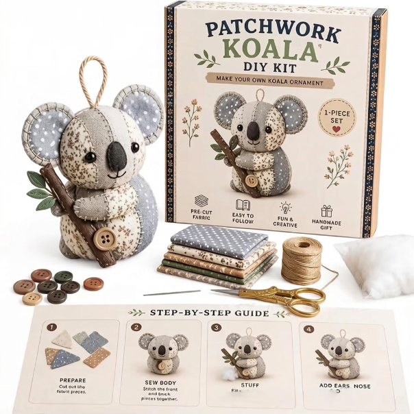 DIY Patchwork Animal Sewing Kit