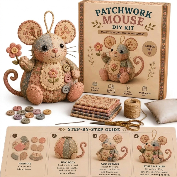 DIY Patchwork Animal Sewing Kit