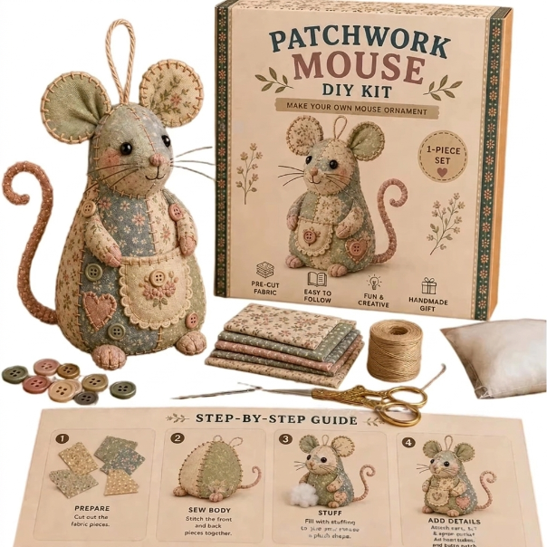 DIY Patchwork Animal Sewing Kit