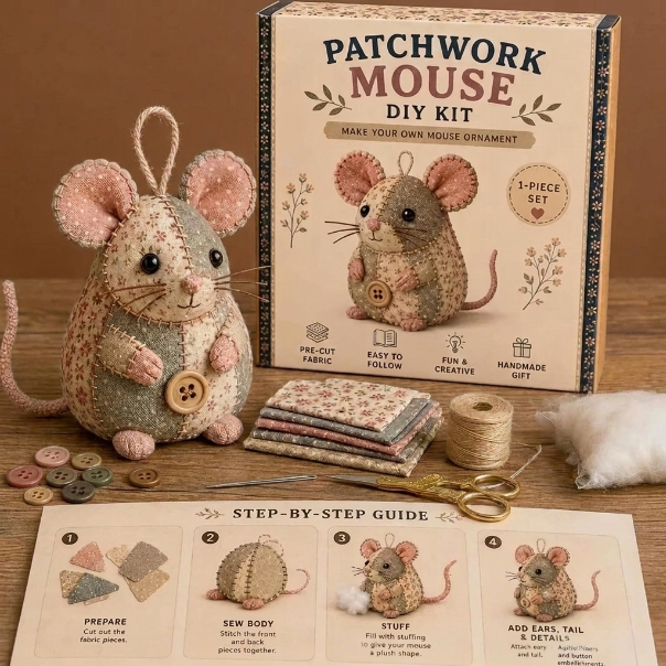 DIY Patchwork Animal Sewing Kit