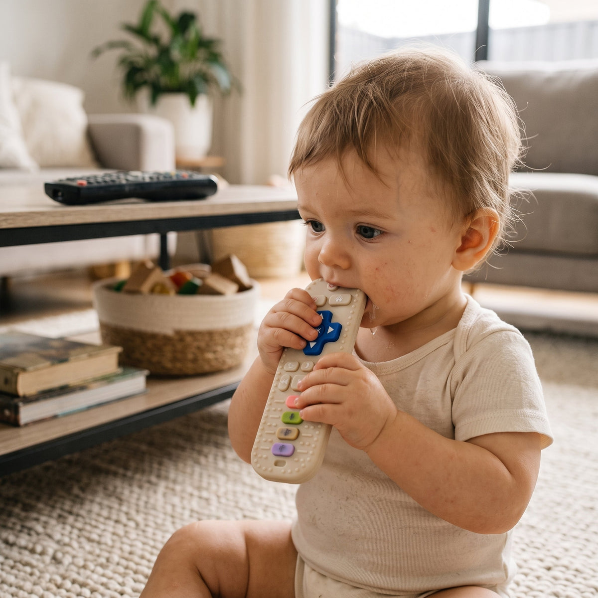 Baby Silicone TV Remote Teether Toy