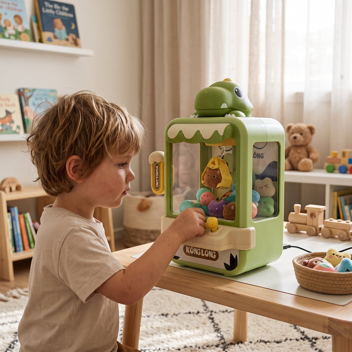 Kids Dinosaur Claw Machine Toy