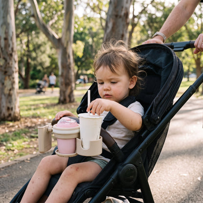 Universal Pram Cup Holder with Phone Holder