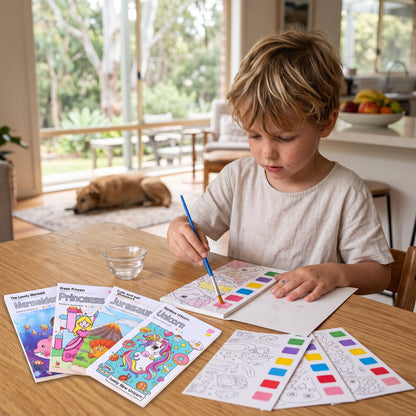 Portable Watercolour Painting Book for Kids