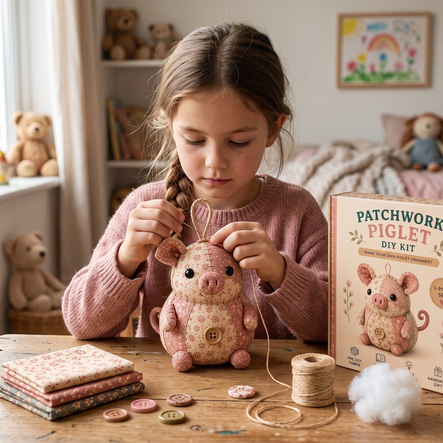 DIY Patchwork Animal Sewing Kit