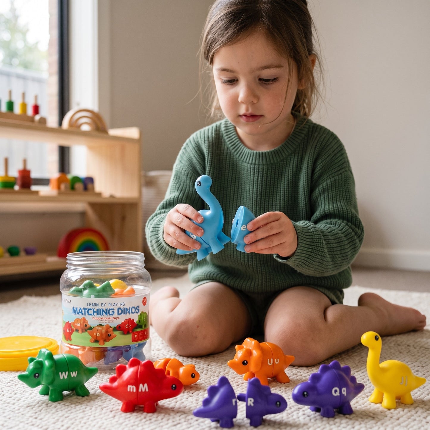 Dinosaur Alphabet Matching Toy