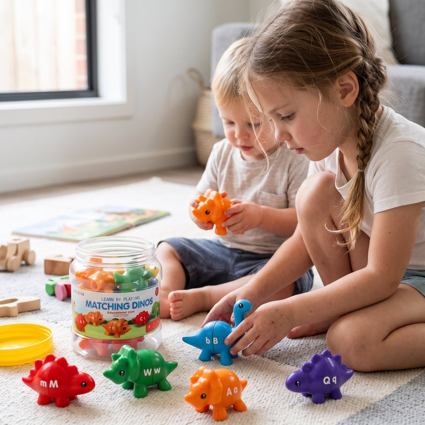 Dinosaur Alphabet Matching Toy