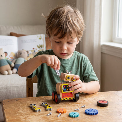 Wooden DIY Robot Building Kit
