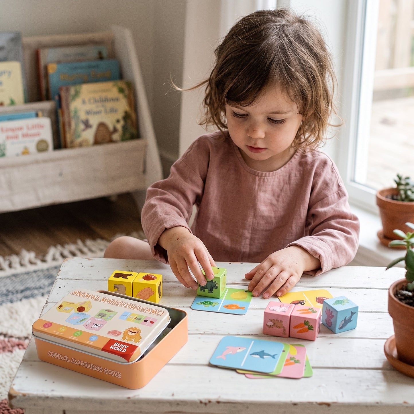 Animal Shadow Matching Game