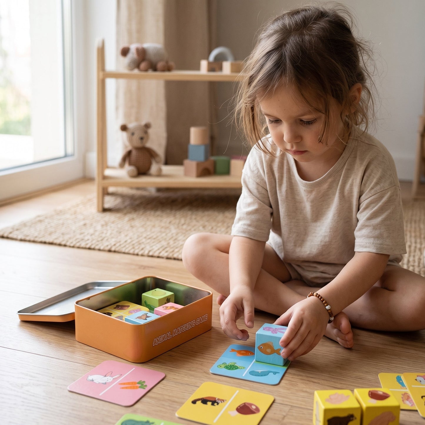 Animal Shadow Matching Game