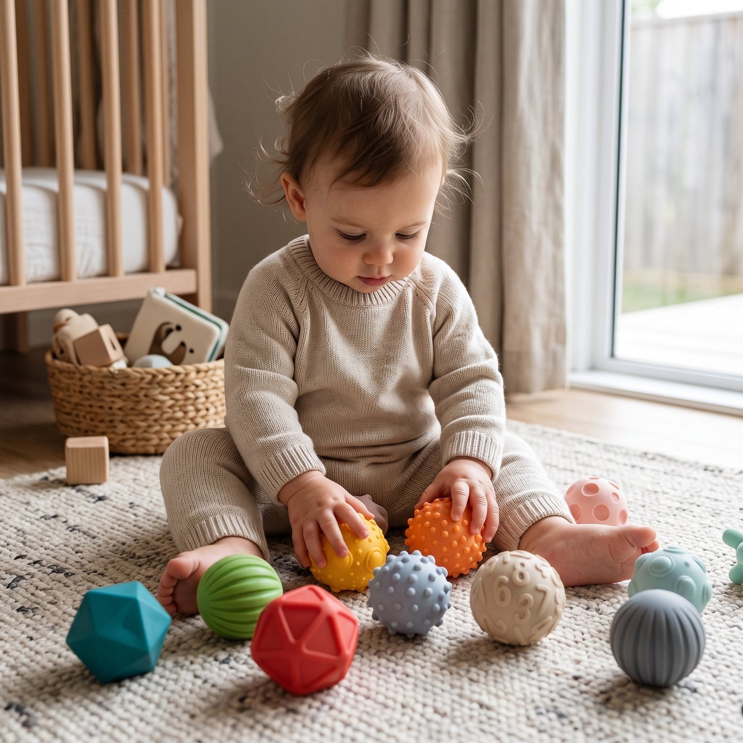 Silicone Baby Stacking Blocks