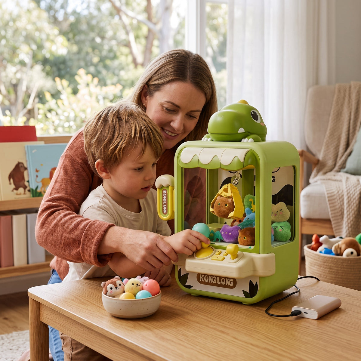 Kids Dinosaur Claw Machine Toy