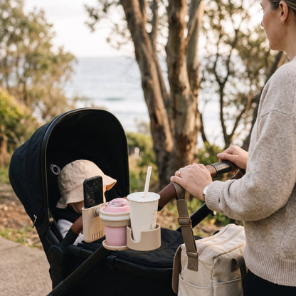 Universal Pram Cup Holder with Phone Holder