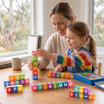 Magnetic Alphabet & Number Learning Blocks