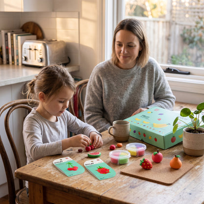 DIY Fruit Air Dry Clay Kit for Kids