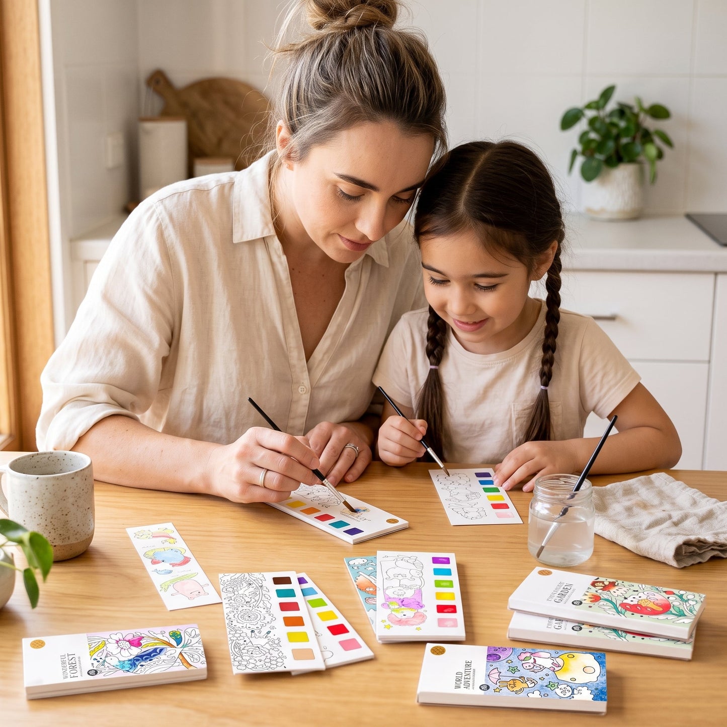Portable Watercolour Painting Book for Kids