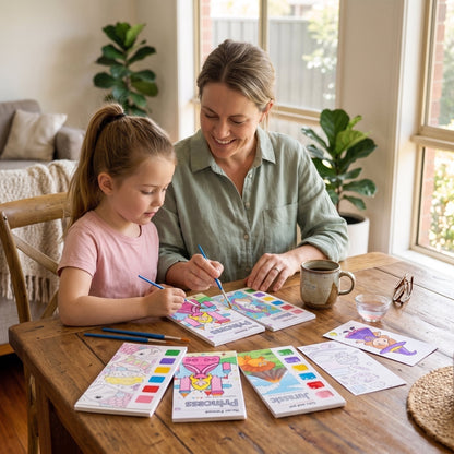 Portable Watercolour Painting Book for Kids