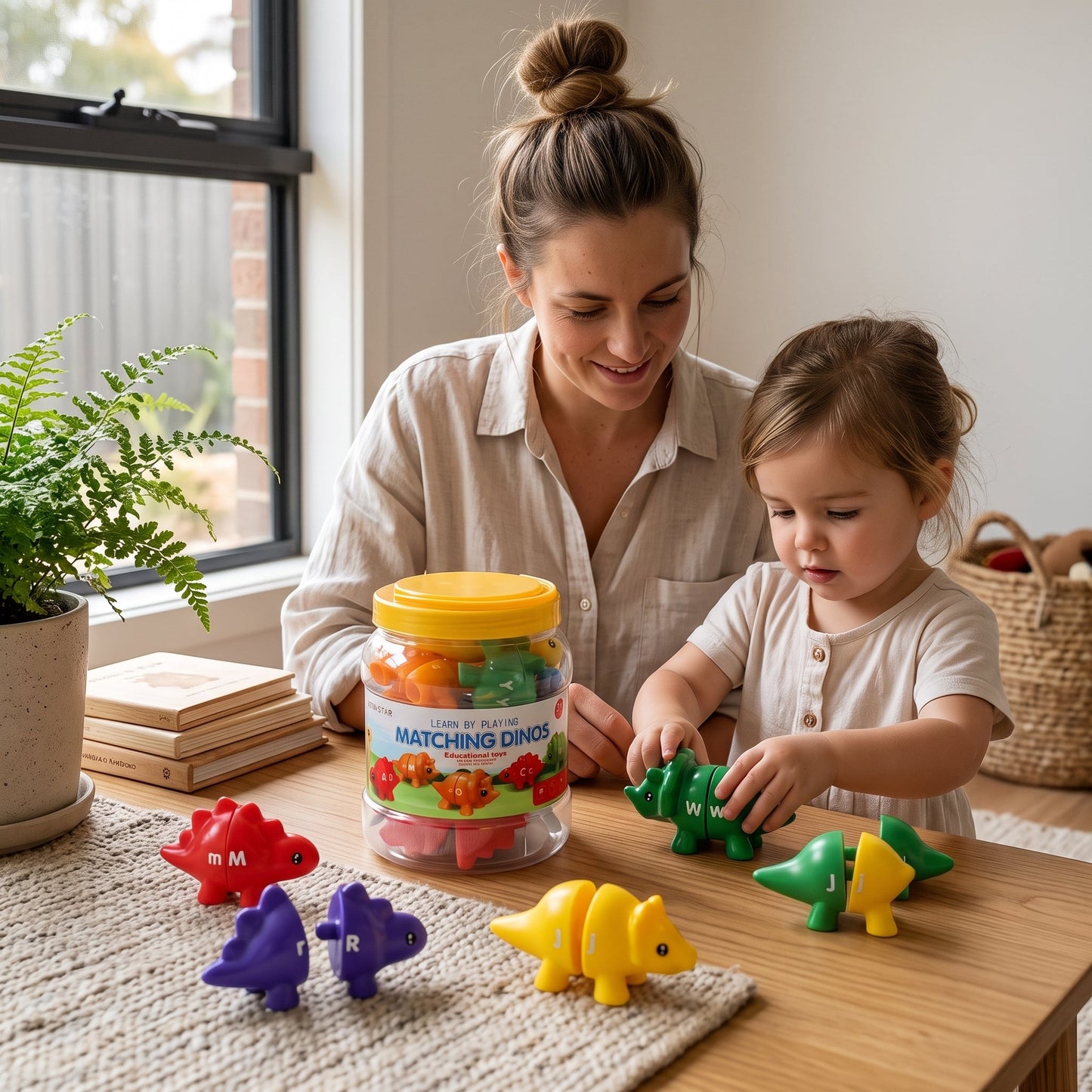 Dinosaur Alphabet Matching Toy