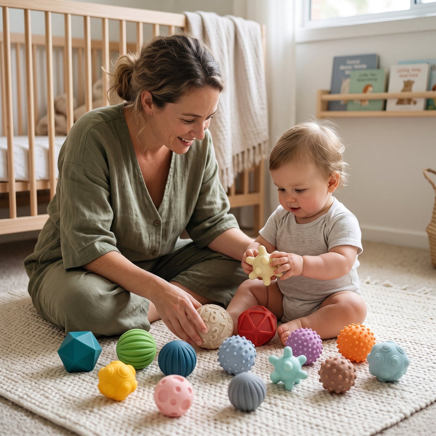 Silicone Baby Stacking Blocks