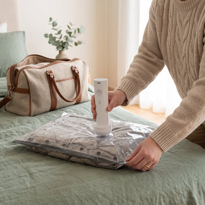 Vacuum Storage Bags with Wireless Air Pump