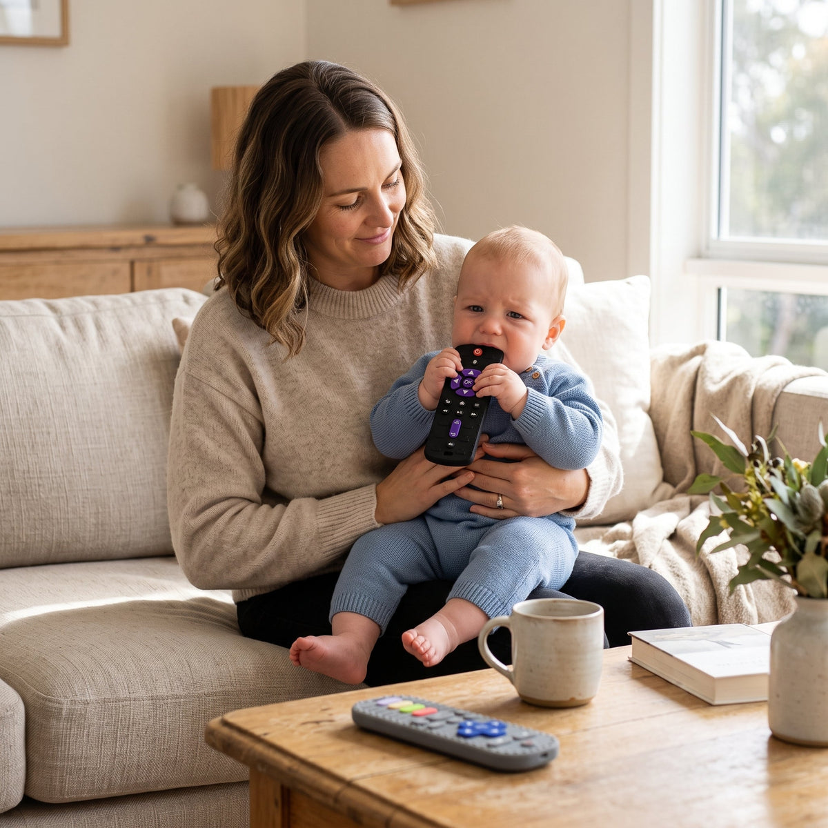 Baby Silicone TV Remote Teether Toy