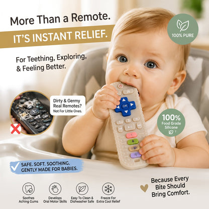 Baby Silicone TV Remote Teether Toy