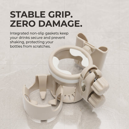 Universal Pram Cup Holder with Phone Holder