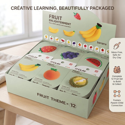 DIY Fruit Air Dry Clay Kit for Kids