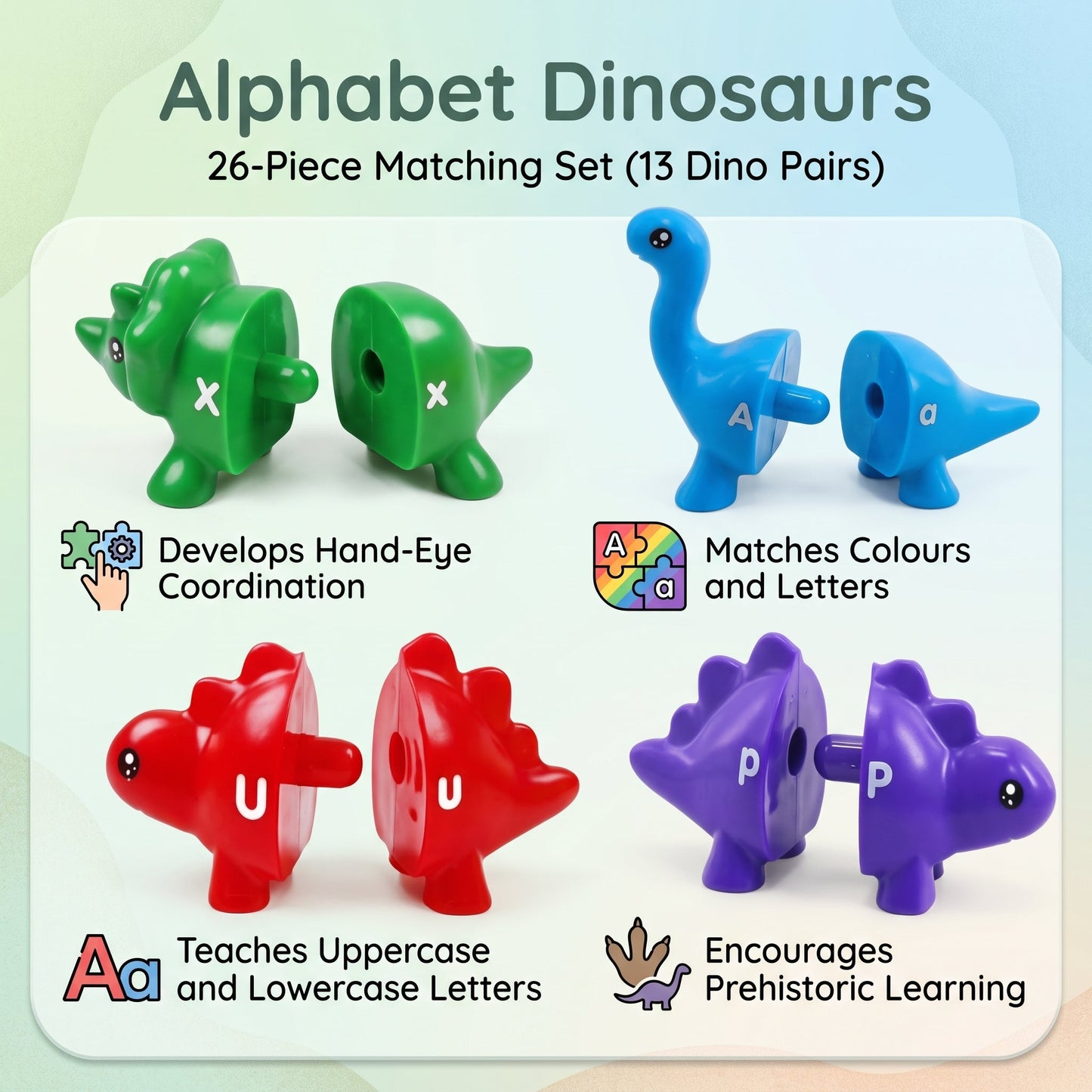 Dinosaur Alphabet Matching Toy