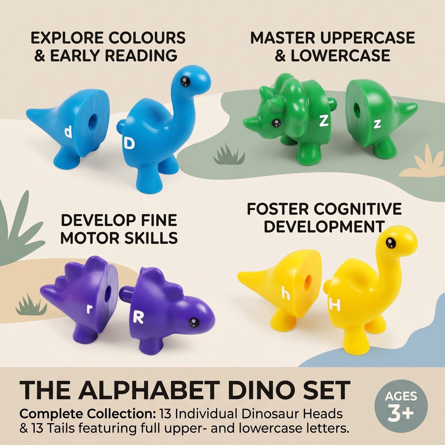 Dinosaur Alphabet Matching Toy