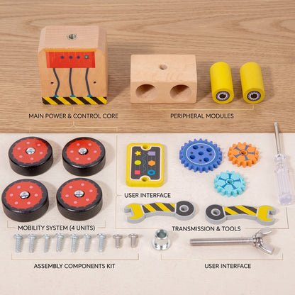 Wooden DIY Robot Building Kit
