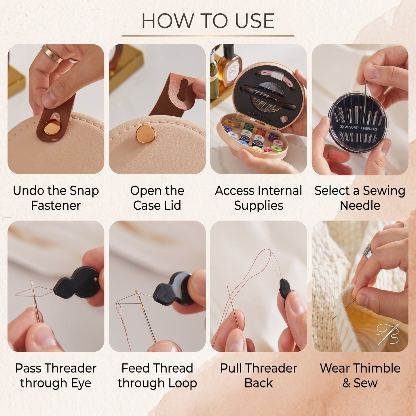 Mini Portable Travel Sewing Kit