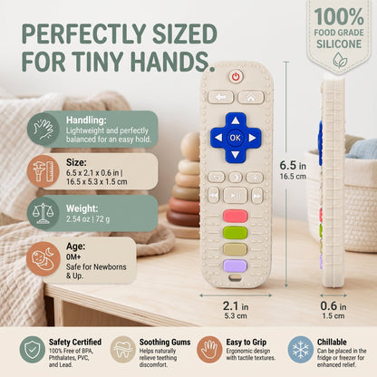 Baby Silicone TV Remote Teether Toy