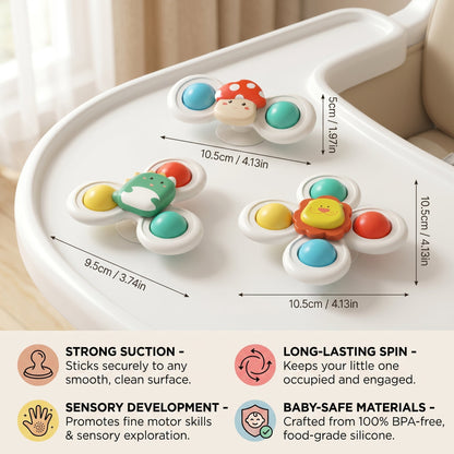 Fidget Spinner Toy (3 Pcs)