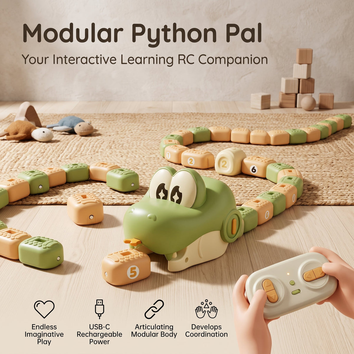 RC Magnetic Crocodile Feeding Game