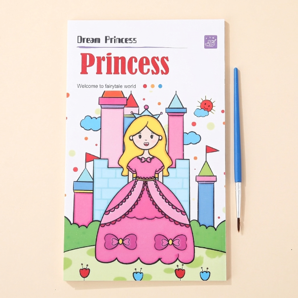 Portable Watercolour Painting Book for Kids