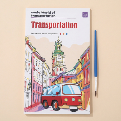 Portable Watercolour Painting Book for Kids