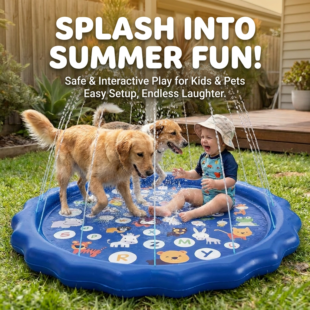 Kids Splash Water Play Mat