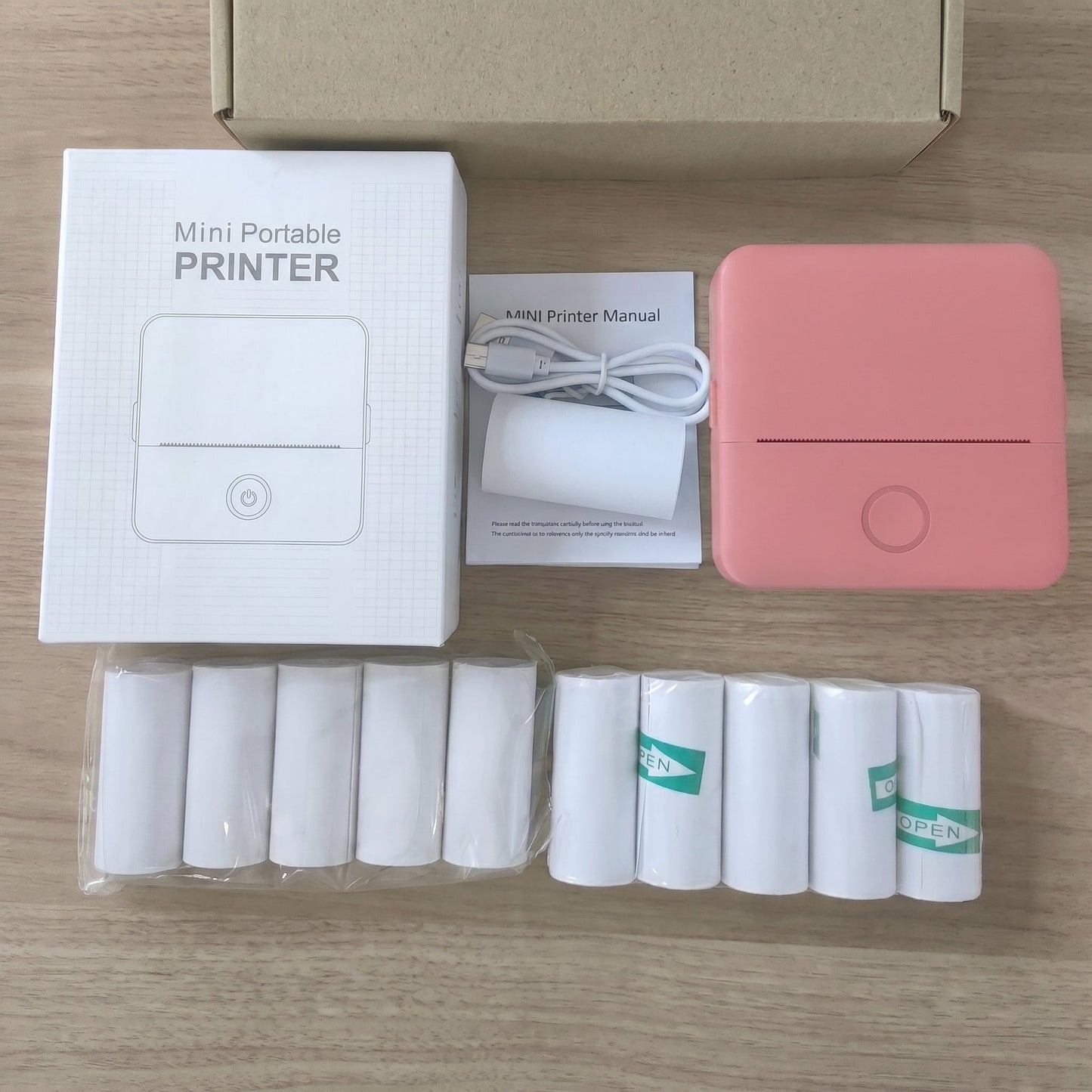 Portable Mini Thermal Printer Kit