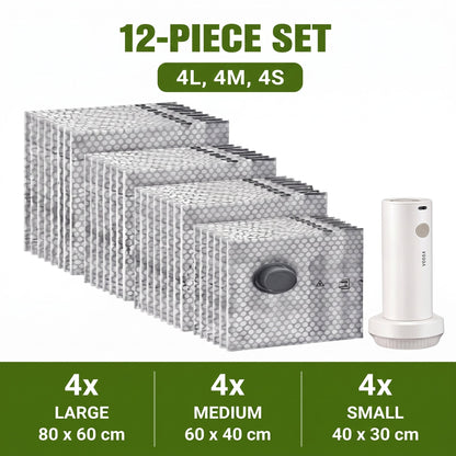 Vacuum Storage Bags with Wireless Air Pump