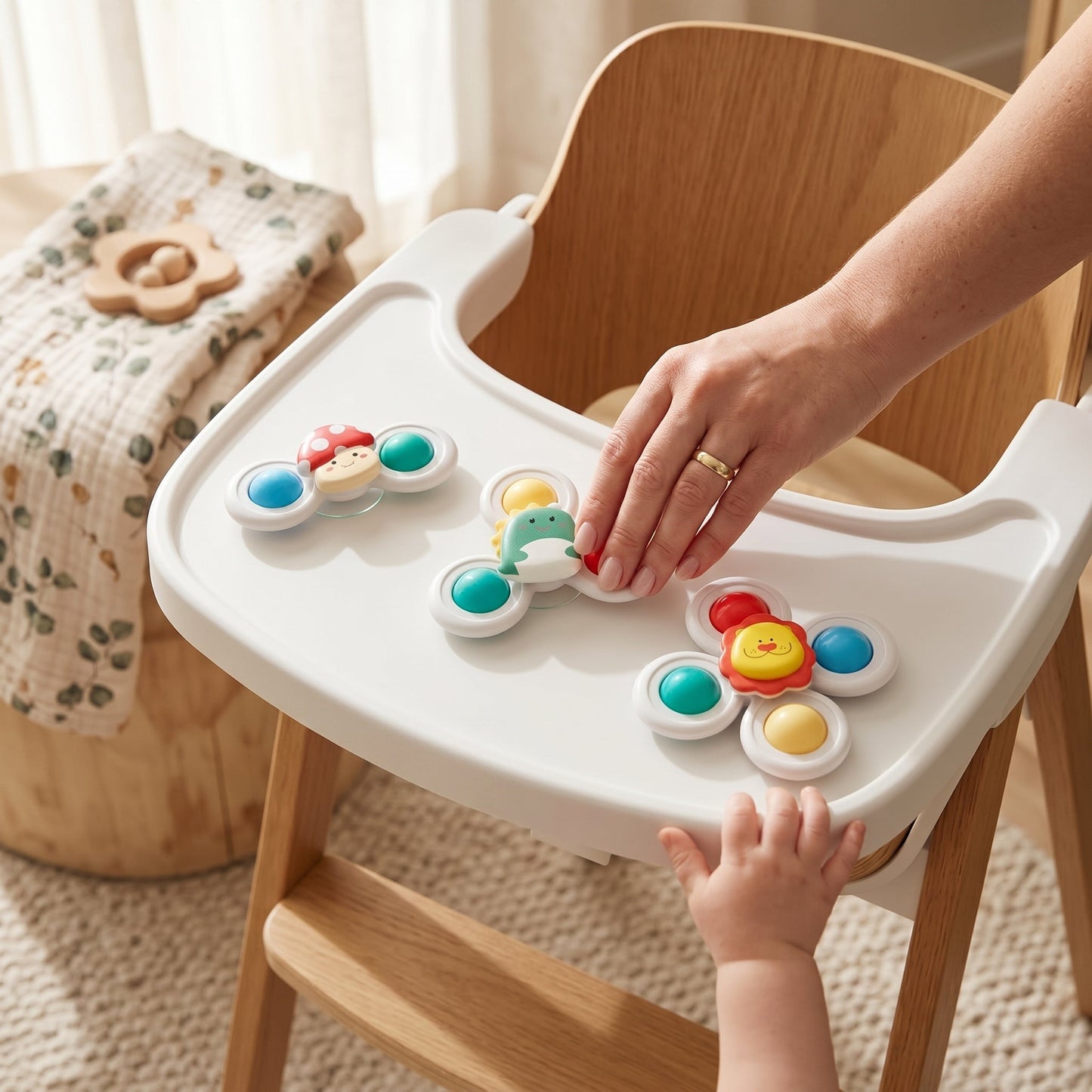 Fidget Spinner Toy (3 Pcs)